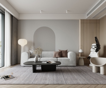Wabi-sabi Style A Living Room-ID:948333021