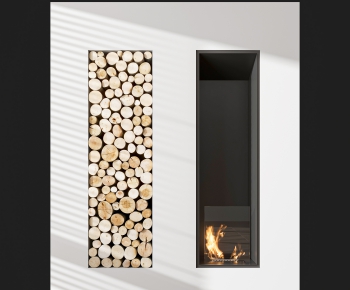 Modern Fireplace-ID:735451945