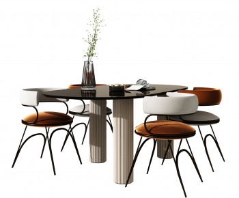 Modern Dining Table And Chairs-ID:210371971