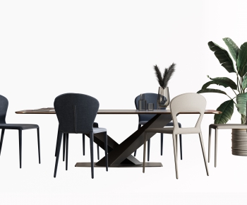 Modern Dining Table And Chairs-ID:215316067