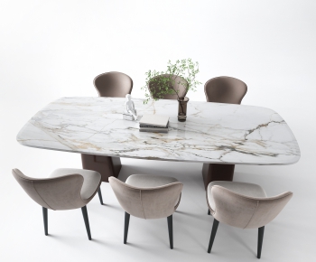 Modern Dining Table And Chairs-ID:999416113