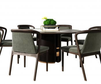 New Chinese Style Dining Table And Chairs-ID:694770832