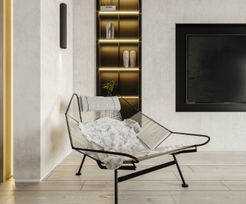 Wabi-sabi Style Lounge Chair-ID:362195011
