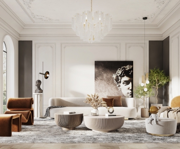 French Style A Living Room-ID:693144087