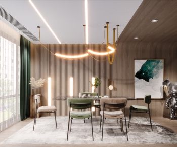 Nordic Style Dining Room-ID:437469016