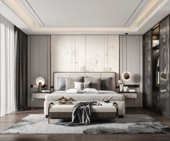 New Chinese Style Bedroom-ID:538063059