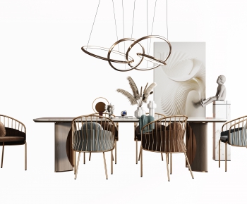 Modern Dining Table And Chairs-ID:510057932