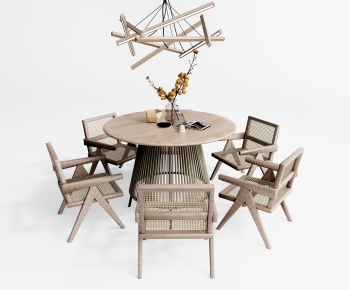 Nordic Style Dining Table And Chairs-ID:885373121