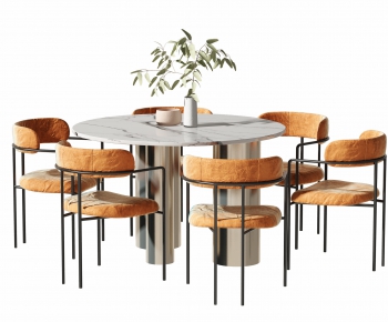 Modern Dining Table And Chairs-ID:746515041