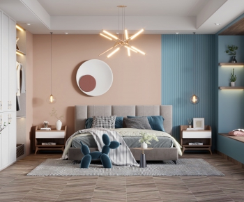 Nordic Style Bedroom-ID:687673094