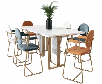 Modern Dining Table And Chairs-ID:770211946
