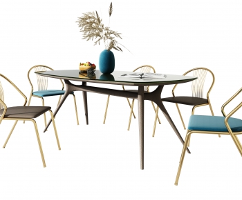 Modern Dining Table And Chairs-ID:370242127