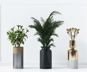 Modern Potted Green Plant-ID:297640095