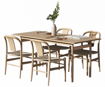 Nordic Style Dining Table And Chairs-ID:261441957