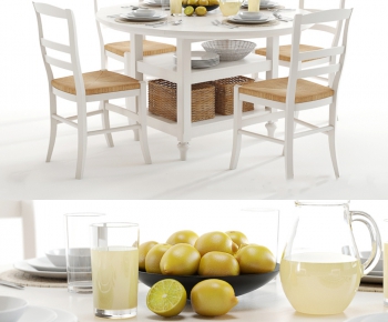 Modern Idyllic Style Dining Table And Chairs-ID:949008946