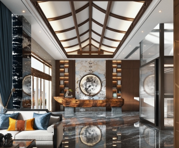 New Chinese Style Lobby Hall-ID:479083064