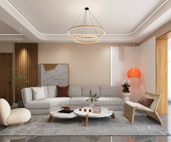 Modern A Living Room-ID:301733021