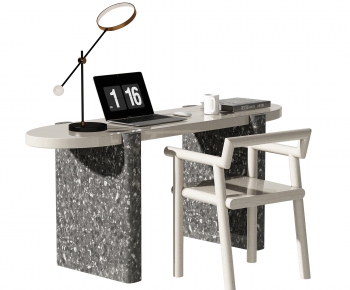 Modern Computer Desk And Chair-ID:759874113