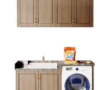 Modern Laundry Cabinet-ID:869477998
