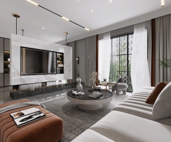 Modern A Living Room-ID:300915003