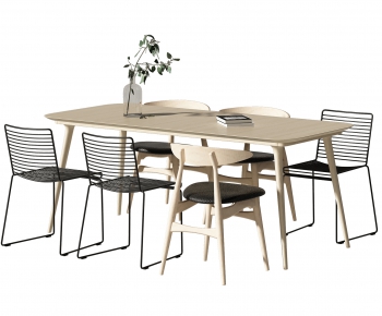 Modern Dining Table And Chairs-ID:469459064