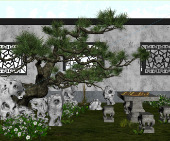 New Chinese Style Garden-ID:708441971