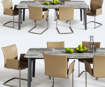 Modern Dining Table And Chairs-ID:758050921