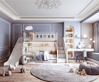 French Style Children's Room-ID:931510938