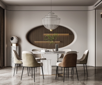 Modern Wabi-sabi Style Dining Room-ID:309228956