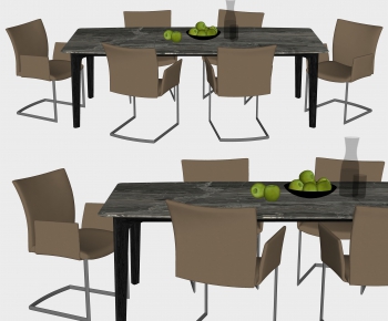 Modern Dining Table And Chairs-ID:902888069