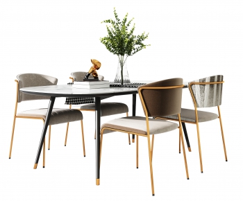 Modern Dining Table And Chairs-ID:284326081
