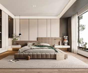 Wabi-sabi Style Bedroom-ID:378845935