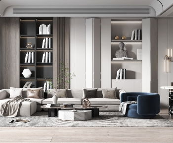 Modern A Living Room-ID:510916955