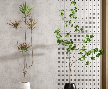 Modern Potted Green Plant-ID:967259881