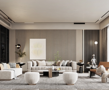 Wabi-sabi Style A Living Room-ID:663036117