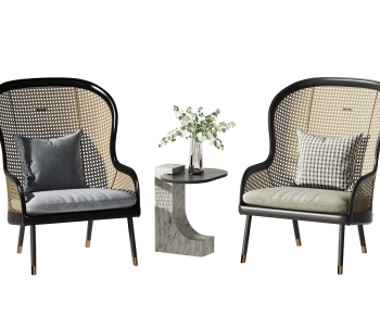 Wabi-sabi Style Lounge Chair-ID:222150091