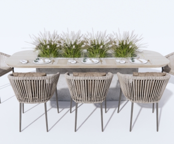 Modern Dining Table And Chairs-ID:353257894