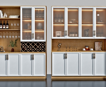 Nordic Style Wine Cabinet-ID:468831061