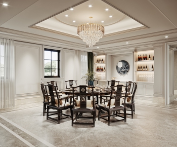 New Chinese Style Dining Room-ID:908060072