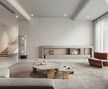 Wabi-sabi Style A Living Room-ID:229455951