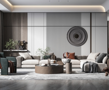 Modern A Living Room-ID:114584921