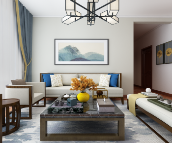 Chinese Style A Living Room-ID:569323068