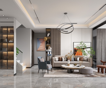 Modern A Living Room-ID:289593944