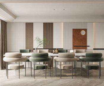 Modern Wabi-sabi Style Dining Room-ID:321661007