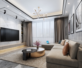 Modern A Living Room-ID:361659582