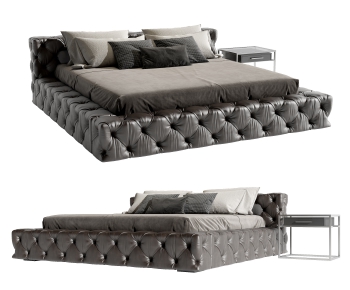 Modern Double Bed-ID:793119914