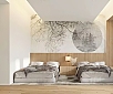 新中式双床卧室