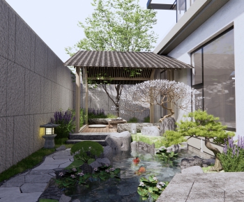 Japanese Style Courtyard/landscape-ID:826900018