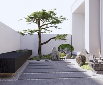 New Chinese Style Courtyard/landscape-ID:971942909