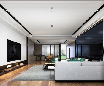 Modern A Living Room-ID:207741027